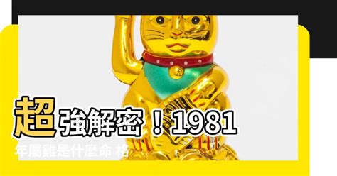 1981 屬|【屬雞1981】屬雞1981年：重返巔峯！43歲大運全解析